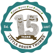 15 Years of Little Green Thumbs badge